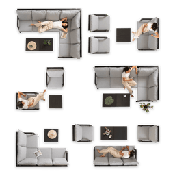Showroommodel Loungeset Ibiza M Hartman - 3