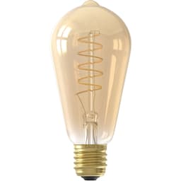 Calex Rustic ST64 Gold Flex Filament 220-240V 3,8W 250lm 2100K E27 dimbaar via LED dimmer  - 1