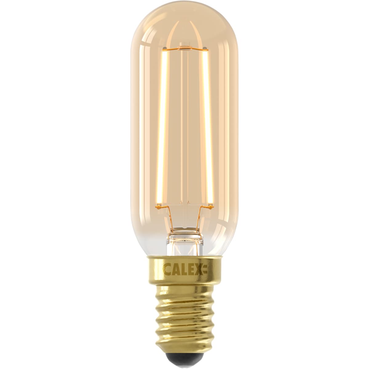 Calex Buis T25 Goud Straight filament 220-240V 3.5W 250lm 2100K E14 Dimbaar met LED dimmer  - 2