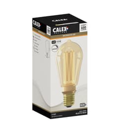 Calex LED Glassfiber Rustiek ST64 Goud SMD 220-240V 3.5W 120lm 1800K E27 Dimbaar met LED dimmer  - 3