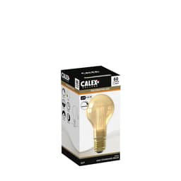 Calex LED Glassfiber Standaard A60 Goud SMD 220-240V 3.5W 120lm 1800K E27 Dimbaar met LED dimmer  - 3