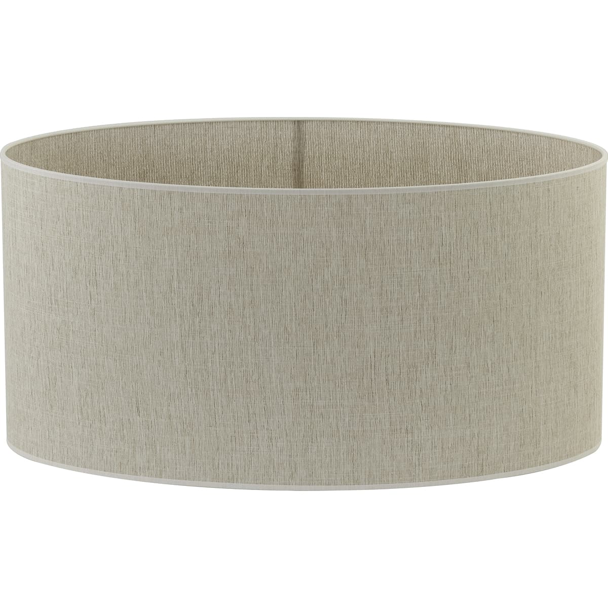 Kap ovaal recht smal 45-21-32 cm BRESKA parel wit - 2