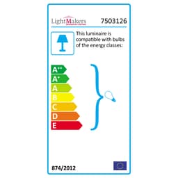 Lampvoet 20x39 cm HEKLA small wit - 2
