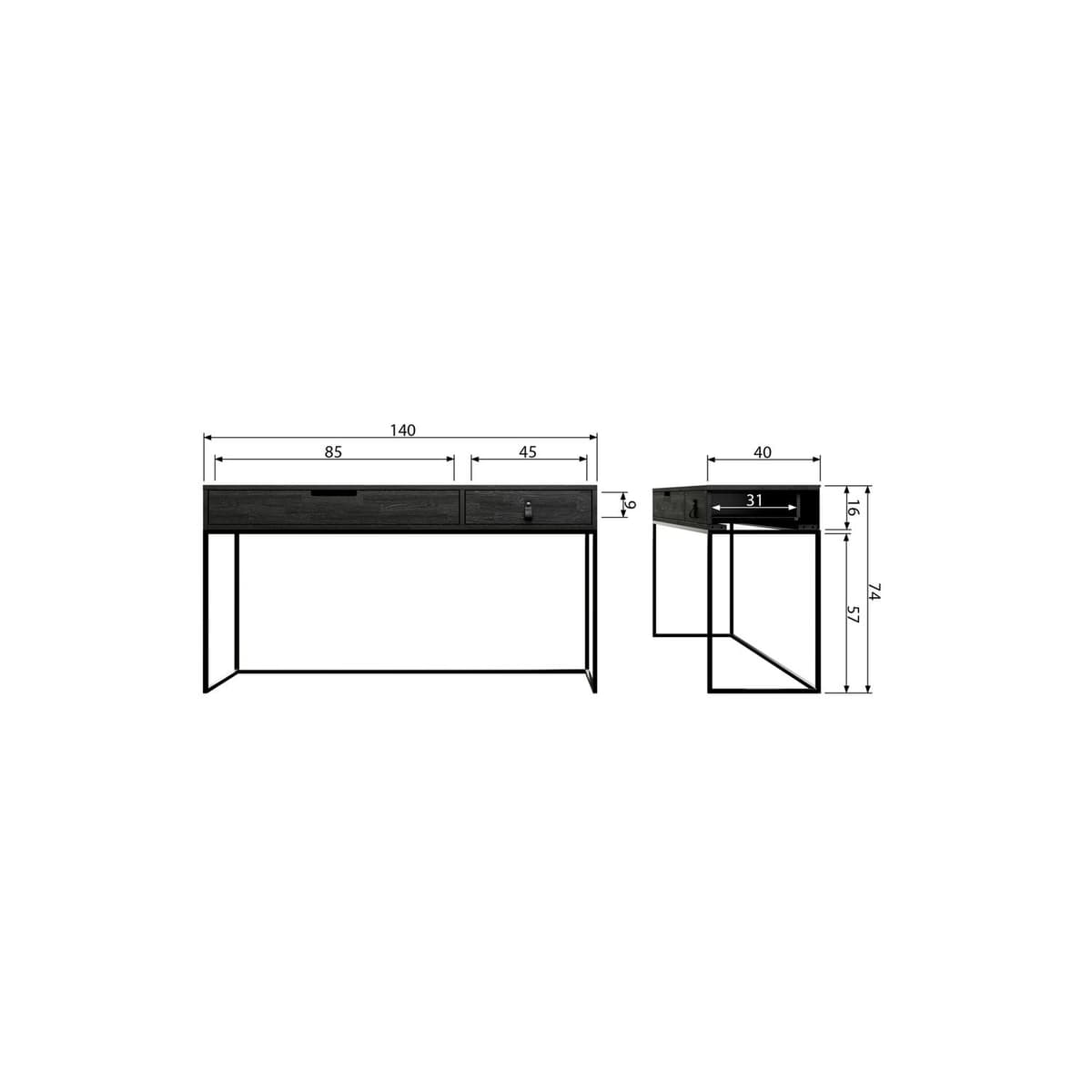 Silas Sidetable Eiken Blacknight [fsc] - 8