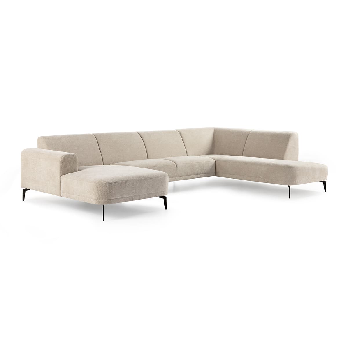 Atlanta longchair+2.5 zits+ottomaan - 2
