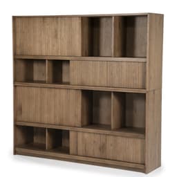 Boekenkast Milo Groot Bruin - 3