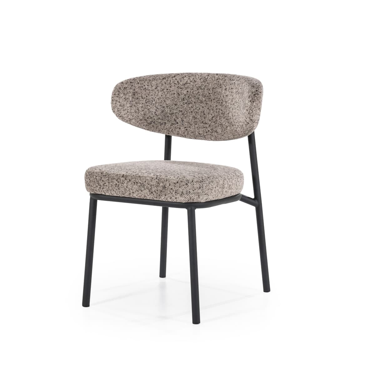 Eetkamerstoel Jari Taupe - 1