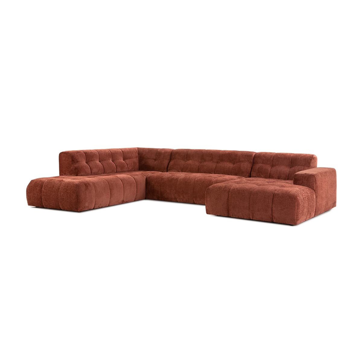 Modena bank ottomaan+2,5-zits+longchair - 3
