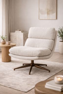 Draaifauteuil Ledger Naturel - 1