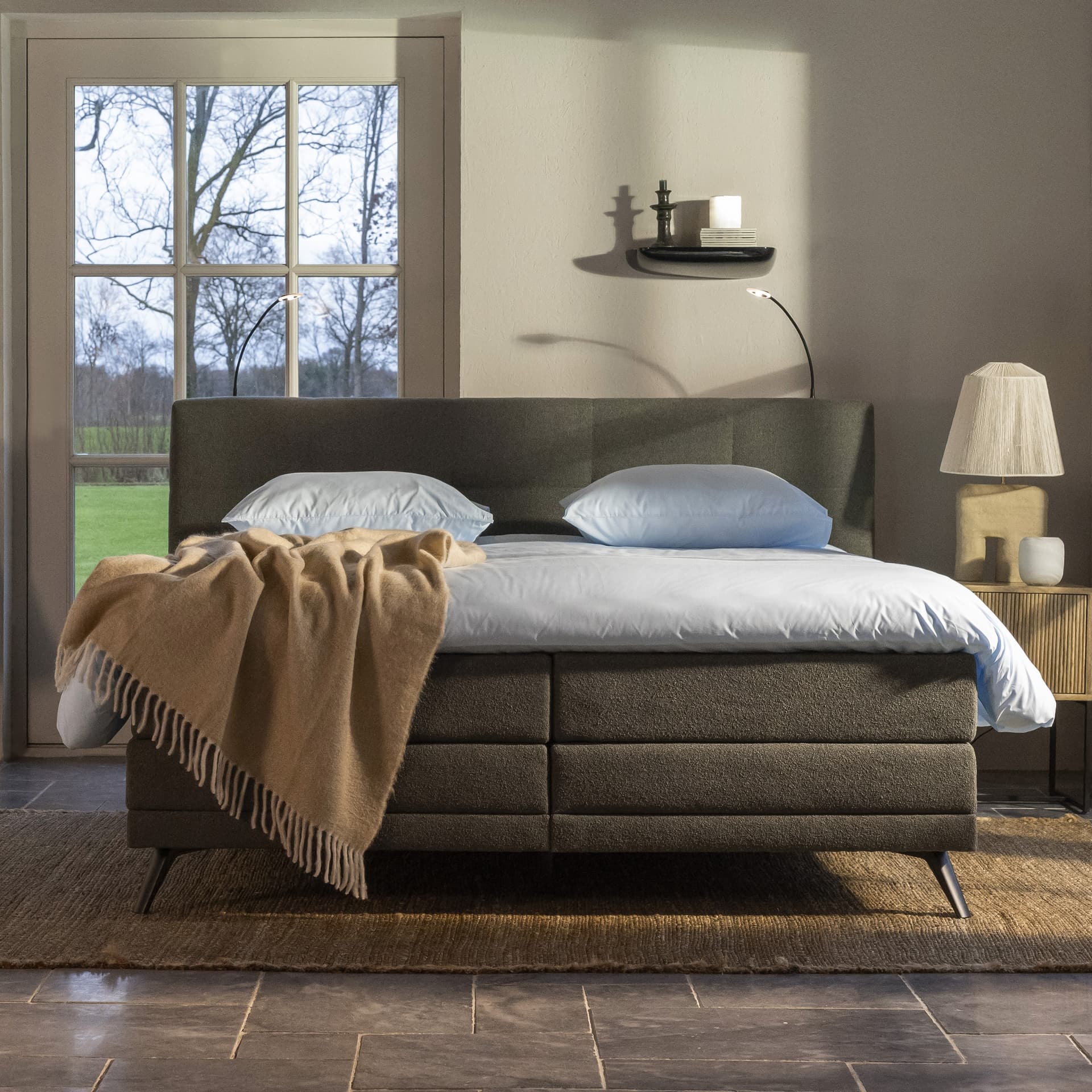 Avek Boxspring Fier Vlak