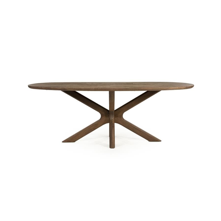 Eettafel Tycho 210x110 cm - lichtbruin