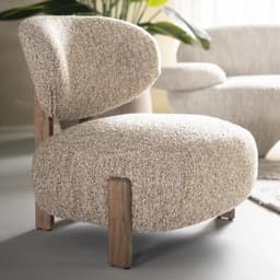 Fauteuil Reza bruin - taupe Bay - 1