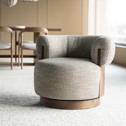 Fauteuil Nila bruin - taupe Vanu - 1