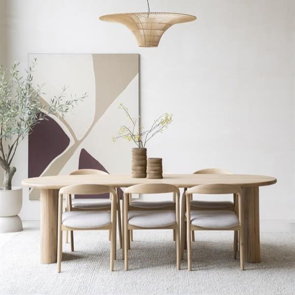 Eettafel Josh 250x110 cm - naturel - 1