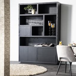 Kabinet Helsinki 150x220 cm - zwart - 1