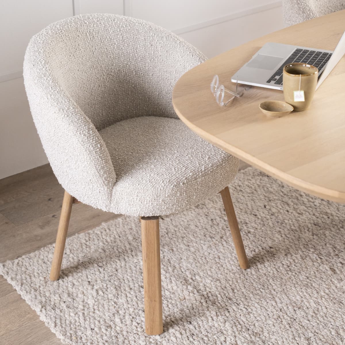 Stoel Livia Beige Hush - 5