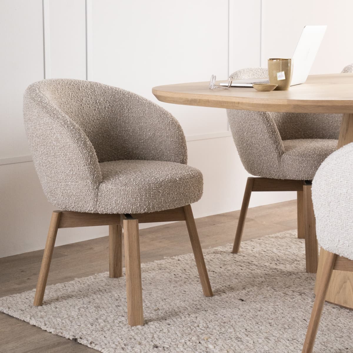 Stoel Livia Taupe Hush - 5