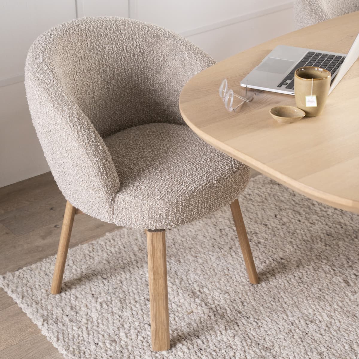 Stoel Livia Taupe Hush - 6