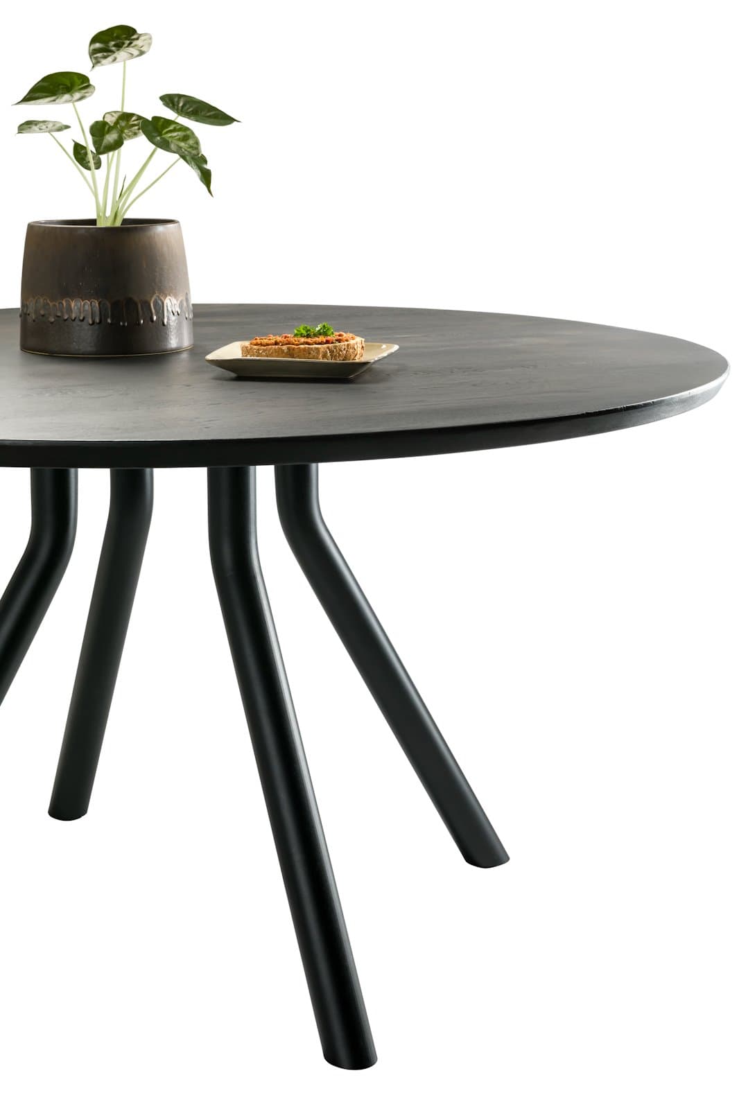 Tafel rond dia125 cn.pt Arvada Centrale poot zwart Onyx - 8
