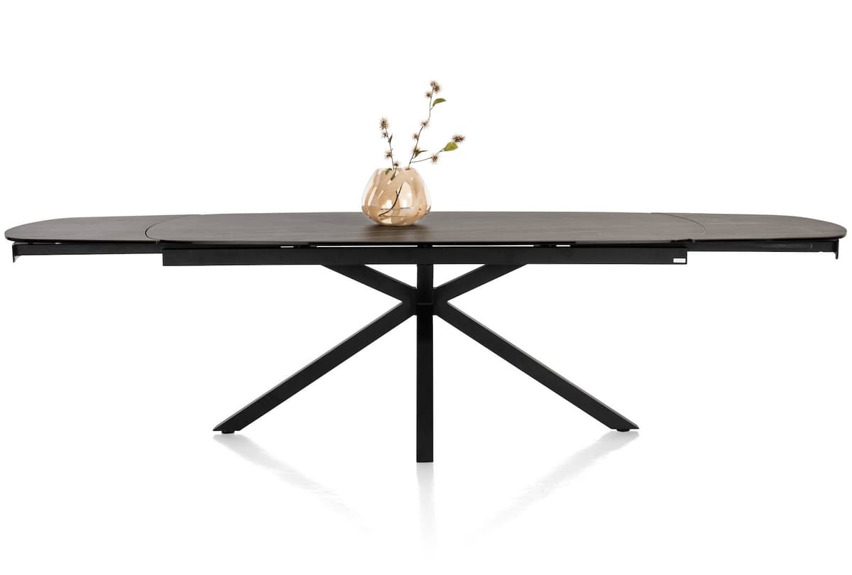 Tafel 200x100(+2x50) Montello zwart - 8