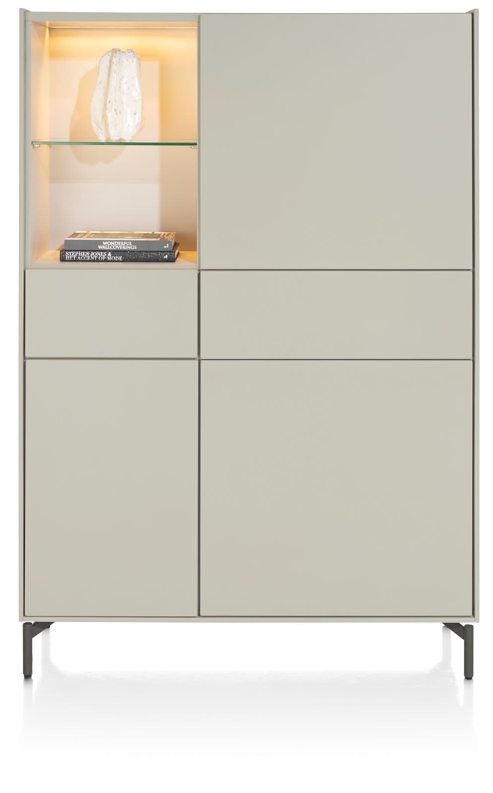 Bergkast 120cm 3d+2l+led Noon - 1