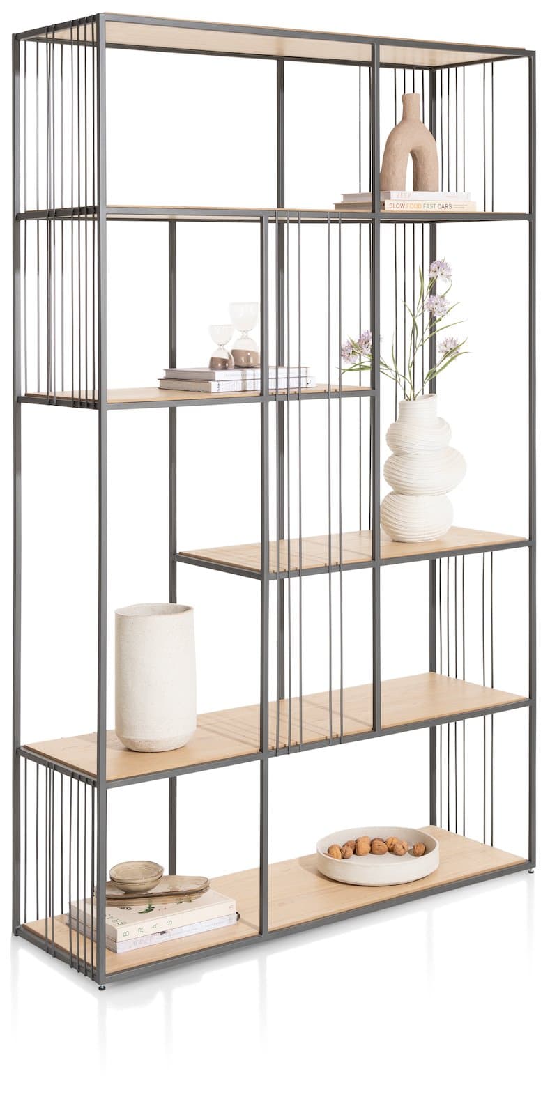 Roomdivider 120x200x40 Niora Metal graphite - 2