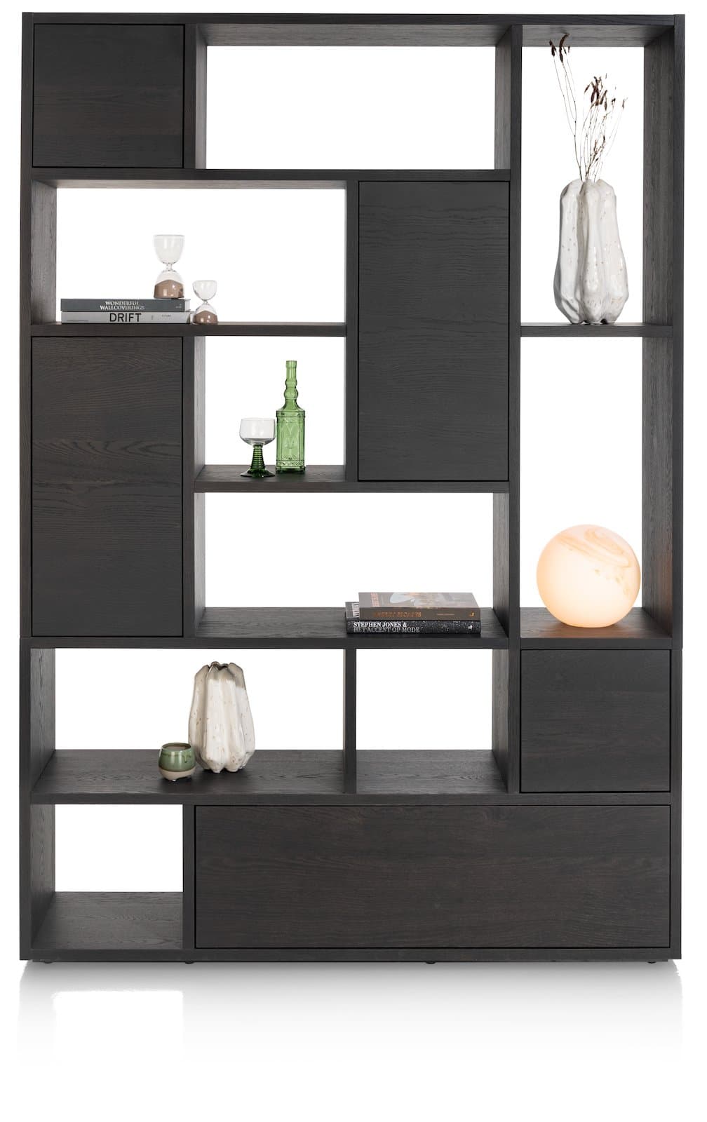 Roomdiv. 150x216x38cm Lugana Onyx - 1