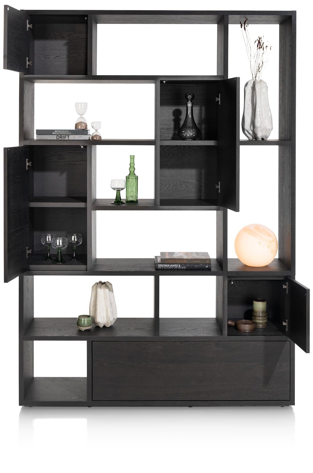 Roomdiv. 150x216x38cm Lugana Onyx - 3