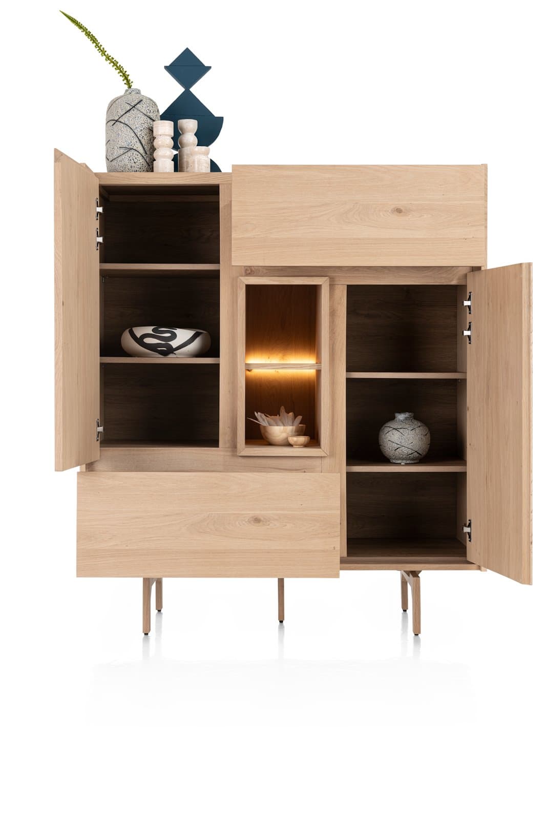 Highboard 2d+2l+2n led Valgard - 3