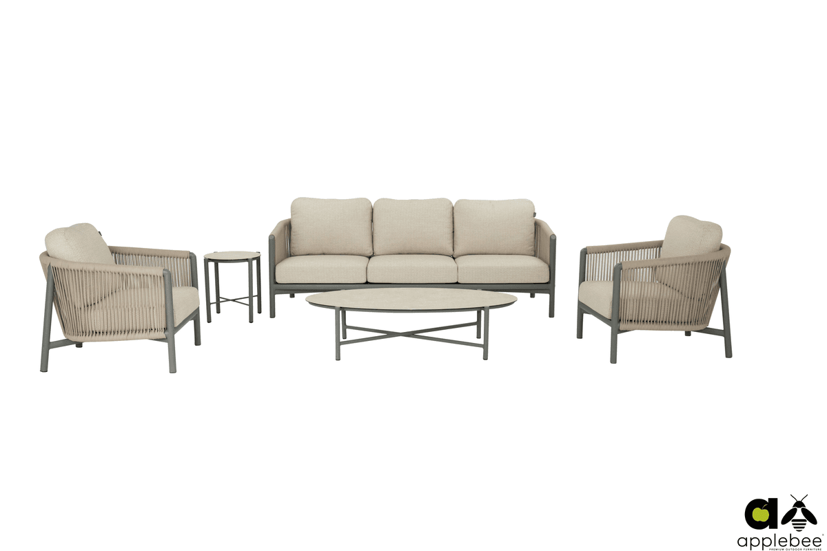 Bora Bora Taupe - Lounge Tuinstoel Apple Bee - 4