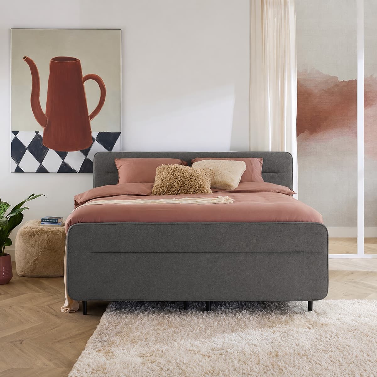 Boxspring Tender elektrisch verstelbaar 180 x 210 Cyber Graphite 66 - 1